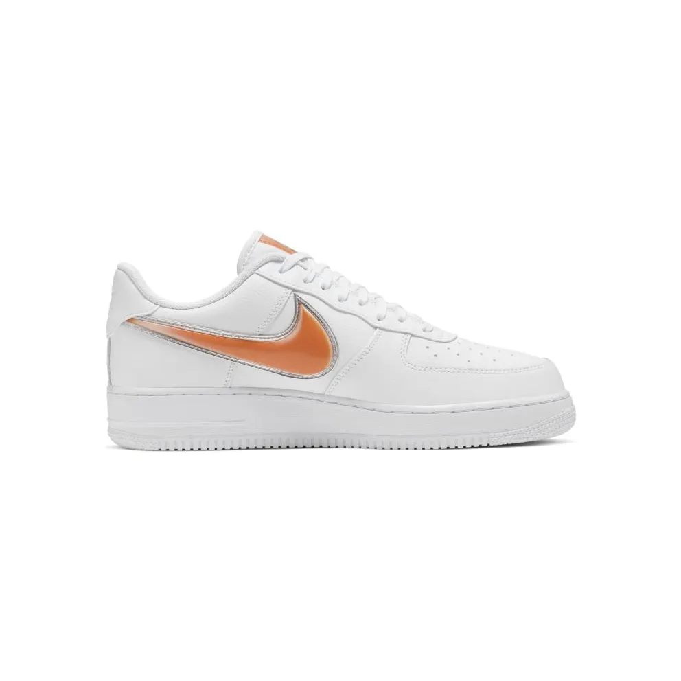 Nike Air Force 1 Low Oversized Swoosh White Orange Peel White/Orange Peel (AO2441-102)