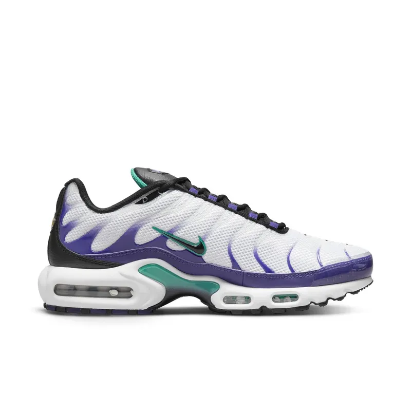 Nike TN Air Max Plus Grape – “White / Black / Grape Ice / New Emerald” (DM0032-100)