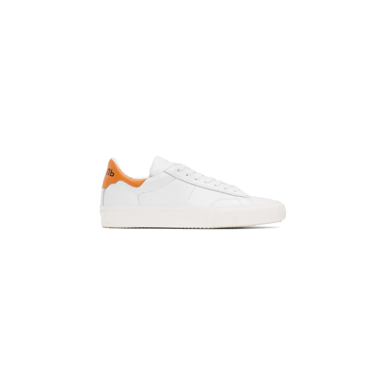 Heron Preston White and Orange Vulcanized Sneakers (HMIA017F20LEA001)
