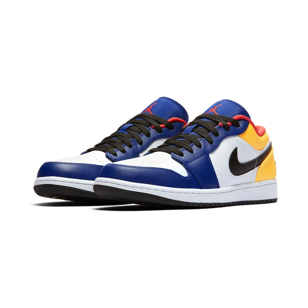 Air Jordan Nike AJ I 1 Low Blue Yellow (2020) (553558-123)