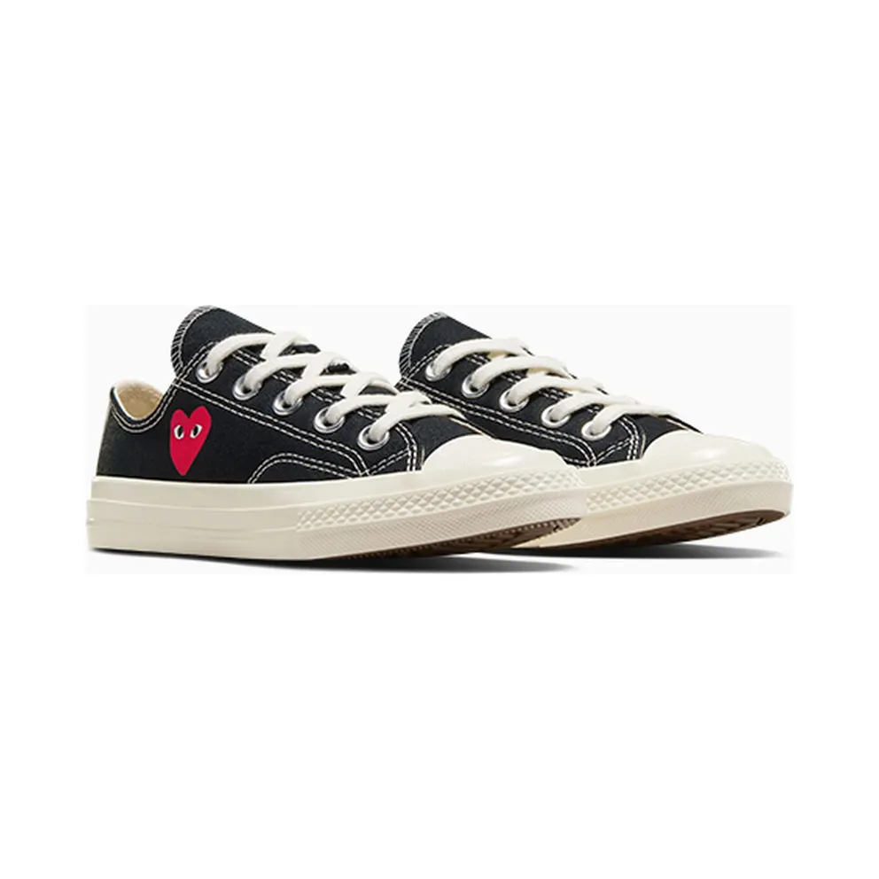 Converse PLAY Comme des Garçons Single Heart Chuck 70 Black/Egret/Red (A08806C)