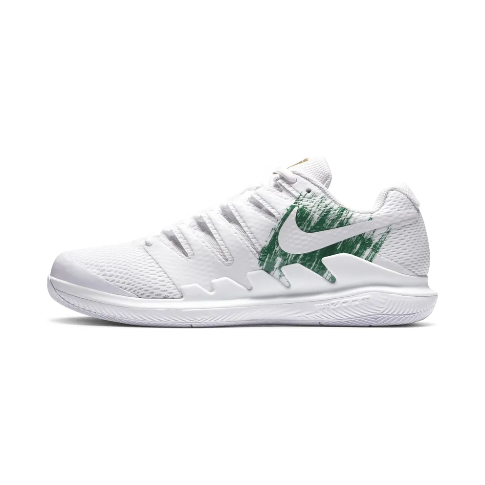 NikeCourt Air Zoom Vapor X Hardcourt – White “White / Clover / Gorge Green” (AA8030-111)