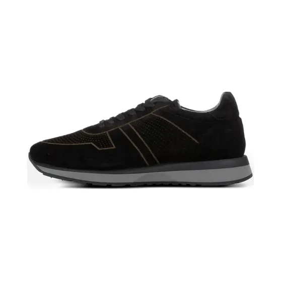 Poche Paris met geperforeerd detail “Black” (FMROMAIN600250)