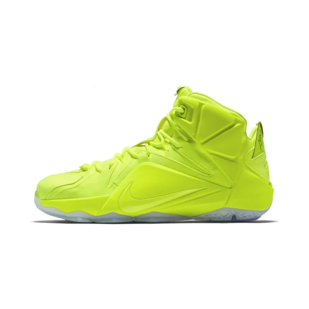Nike LeBron 12 EXT Tennis Ball Volt/Volt-White-Black (748861-700)