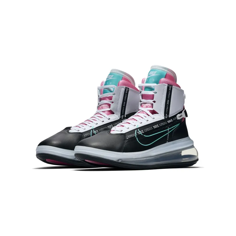Nike Air Max 720 Satrn South Beach Black/White-Bright Crimson-Hyper Jade (AO2110-002)
