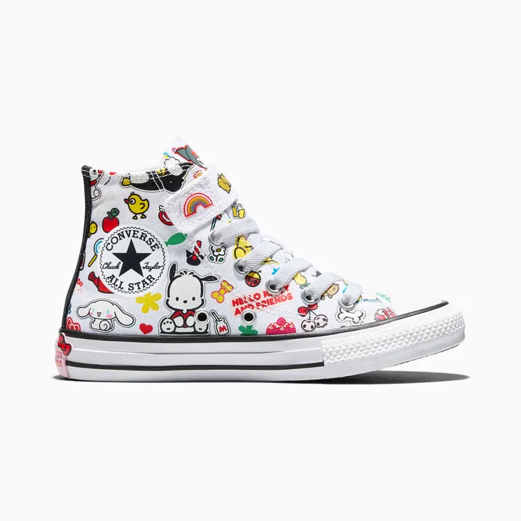 Converse Chuck Taylor All Star EasyOn Hi Hello Kitty Stickers (A17701C)