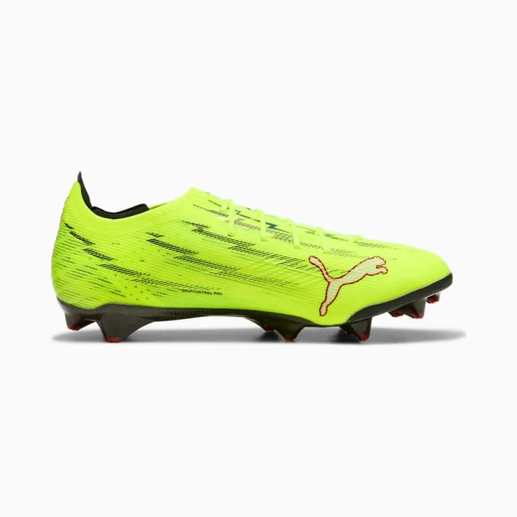 Puma Ultra 6 Carbon FG Yellow Alert Black Glowing Red Lime Squeeze (108685-01)