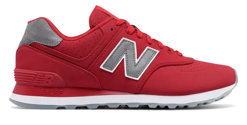 New Balance  574 Synthetic Red Red/Grey (ML574SYD)