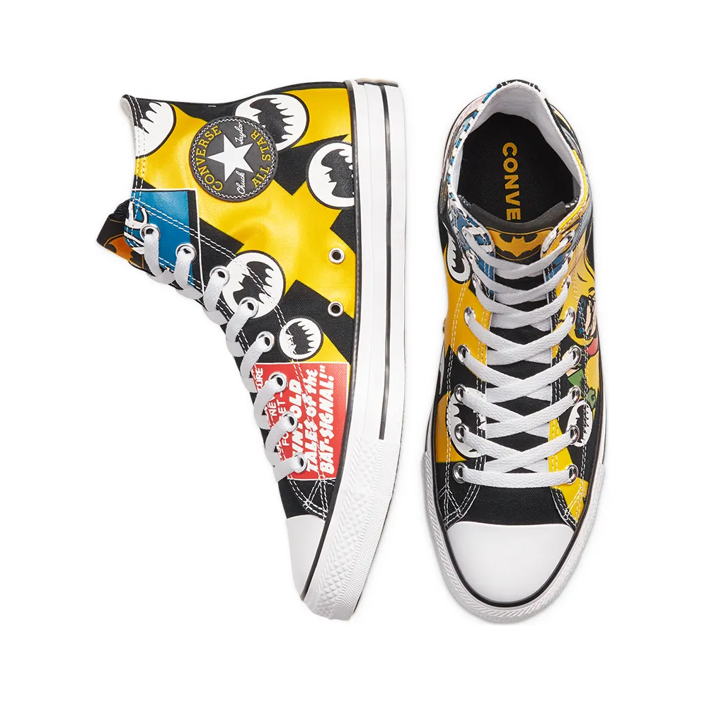 Converse Converse x Batman Chuck Taylor All Star High Top Black/white/lemon Chrome (167304C)