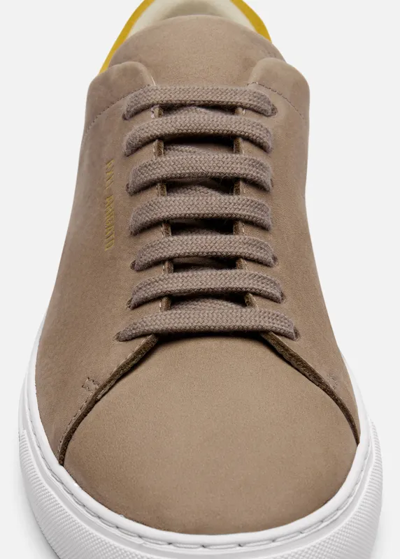 Axel Arigato Clean 90 Sneaker “Taupe,Yellow” (F4625004)