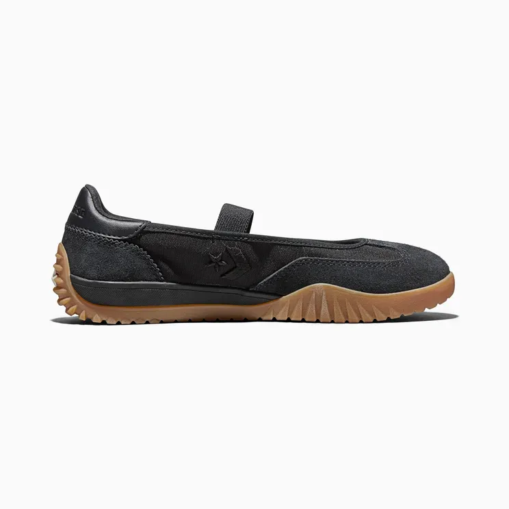 Converse Run Star Ballet Flat Black / Black / Gum 5