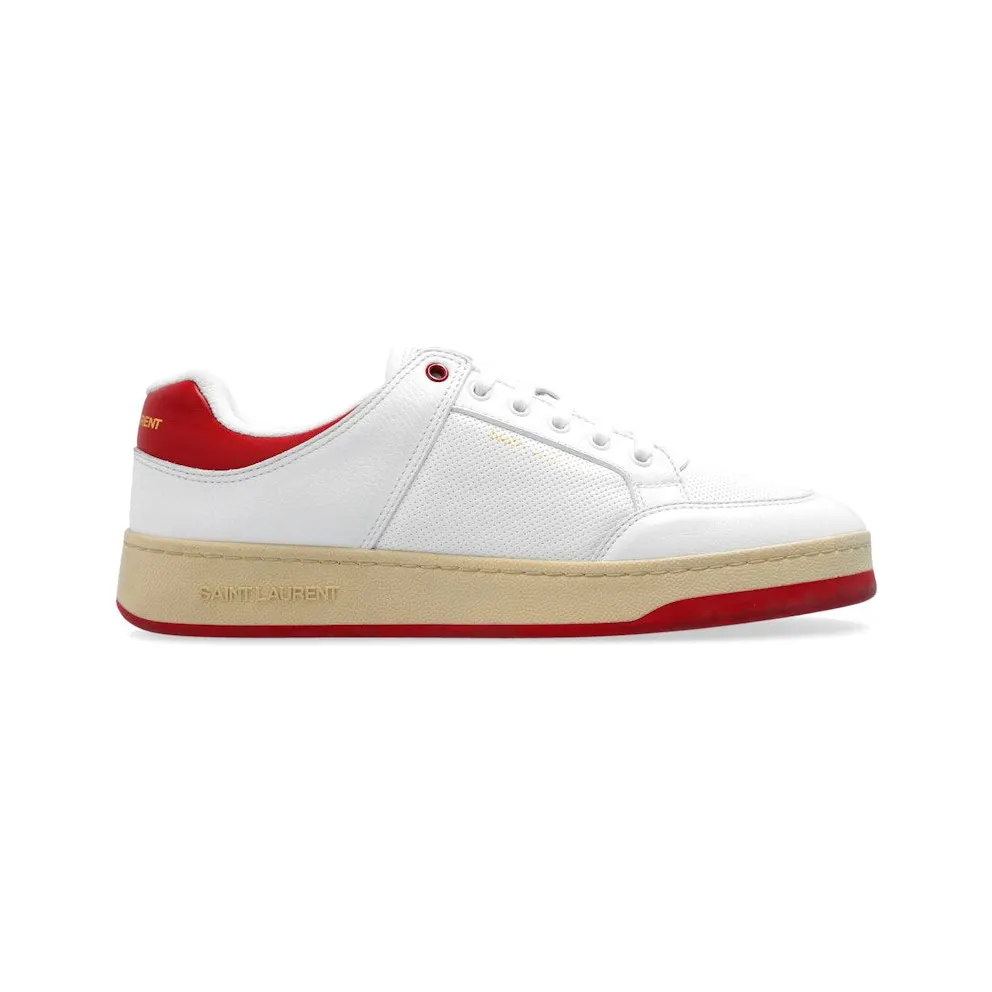 Saint Laurent SL/61 Low White Vintage Red (713600 2W4AA 9226)