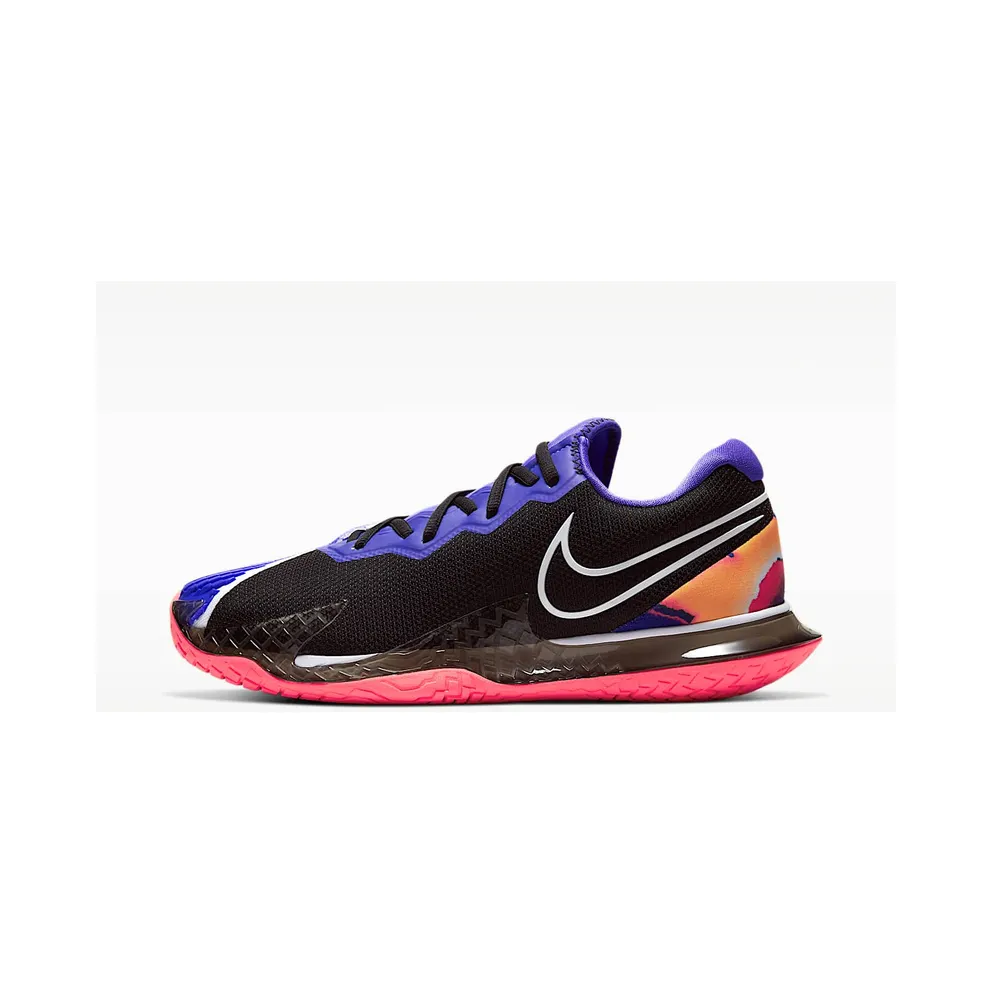 NikeCourt Air Zoom Vapor Cage 4 Hardcourt “Black / Laser Crimson / Persian Violet / White” (CD0424-003)