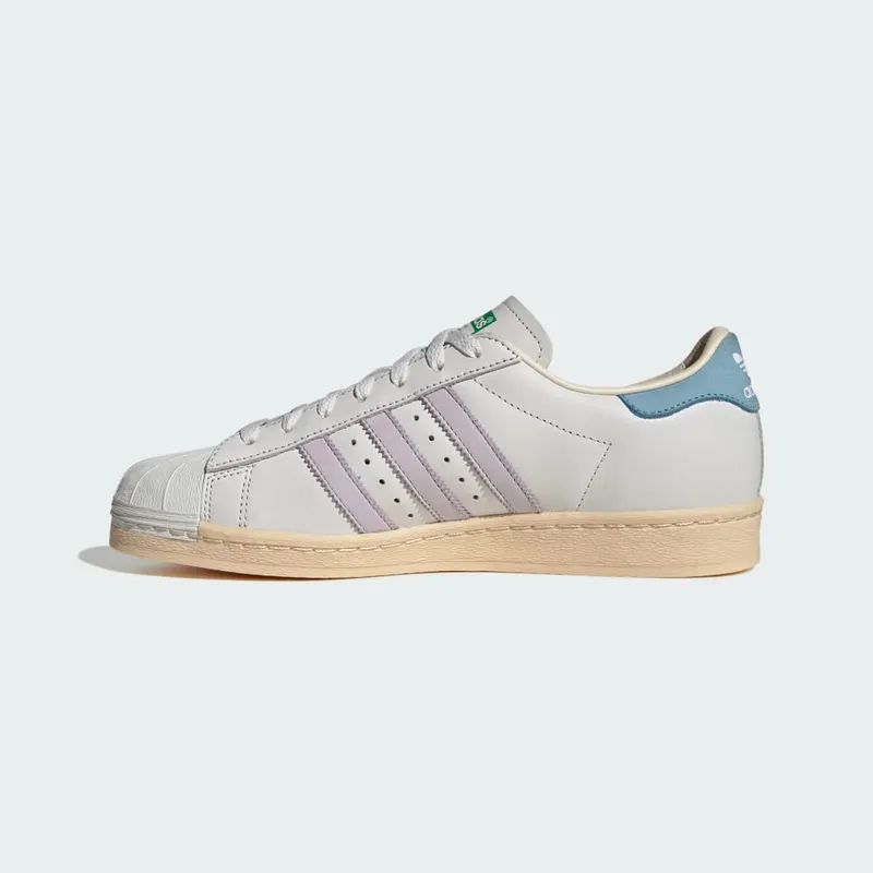 Adidas Superstar 82 Crystal White / Clear Blue / Green (ID2151)