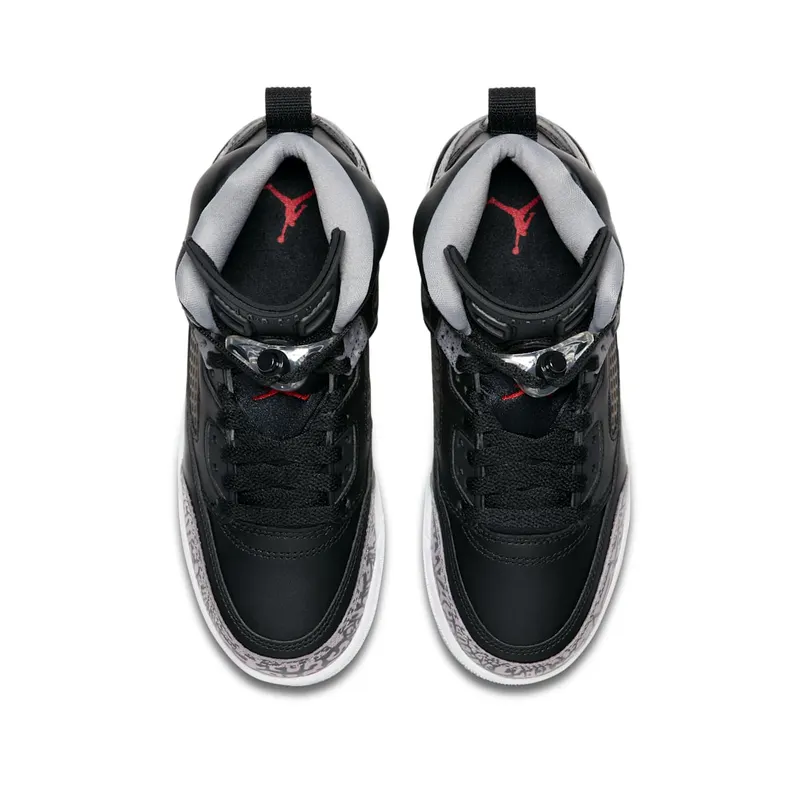 Jordan Spizike Black Cement (GS) Black/Varsity Red-Cement Grey-White-Dark Grey (317321-034)