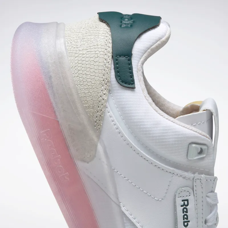 Adidas Club C Legacy White / Twisted Coral / Forest Green (G55899)