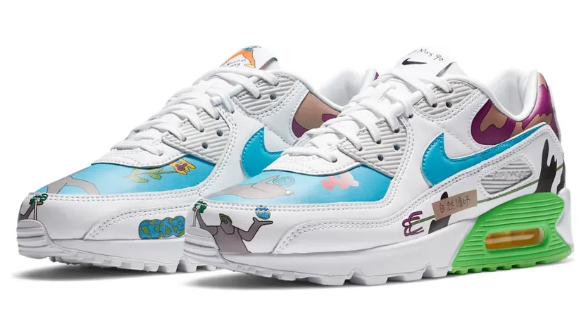 Uit de oude doos: Ruohan Wang × Nike Air Max 90 Flyleather (CZ3992-900) (5)