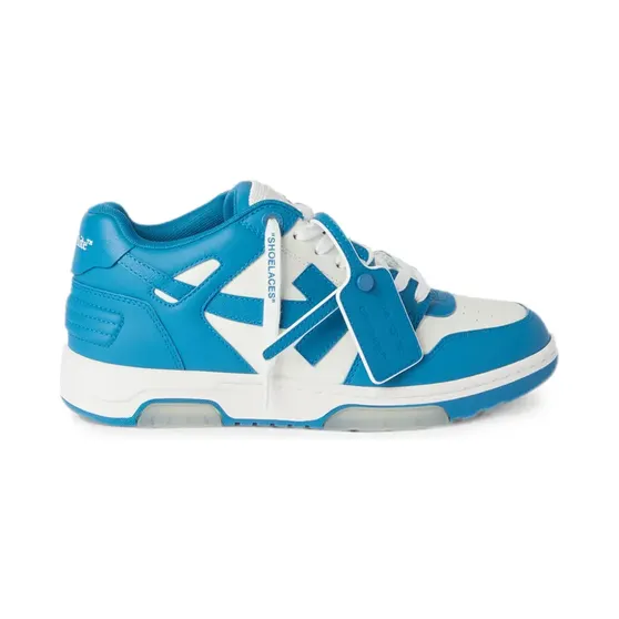 Off-White Out of Office met vlakken “Blue” (OF05724101WHTNBL)