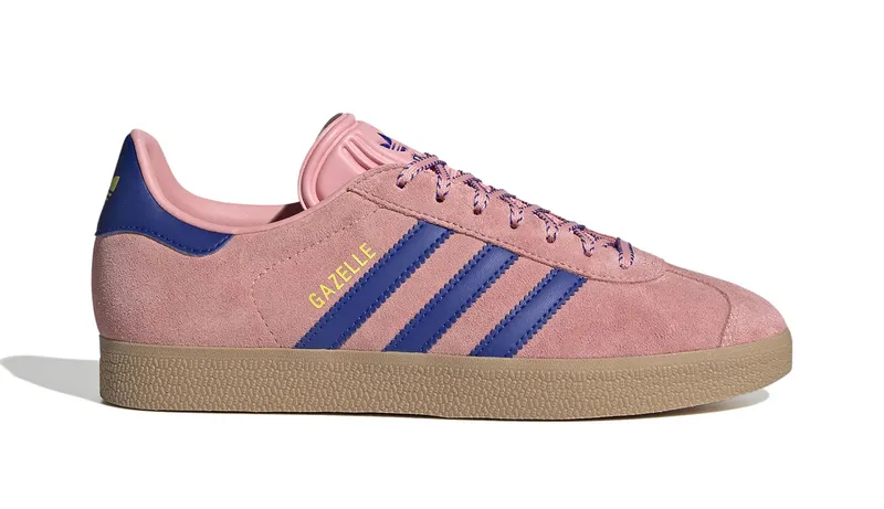 adidas Gazelle Semi Pink Spark Lucid Blue Pure Sulfur (JH7213)