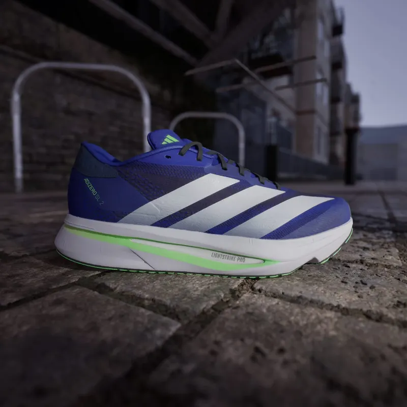 Adidas Adizero SL 2 Lucid Blue / Cloud White / Lime Burst (JQ0347)