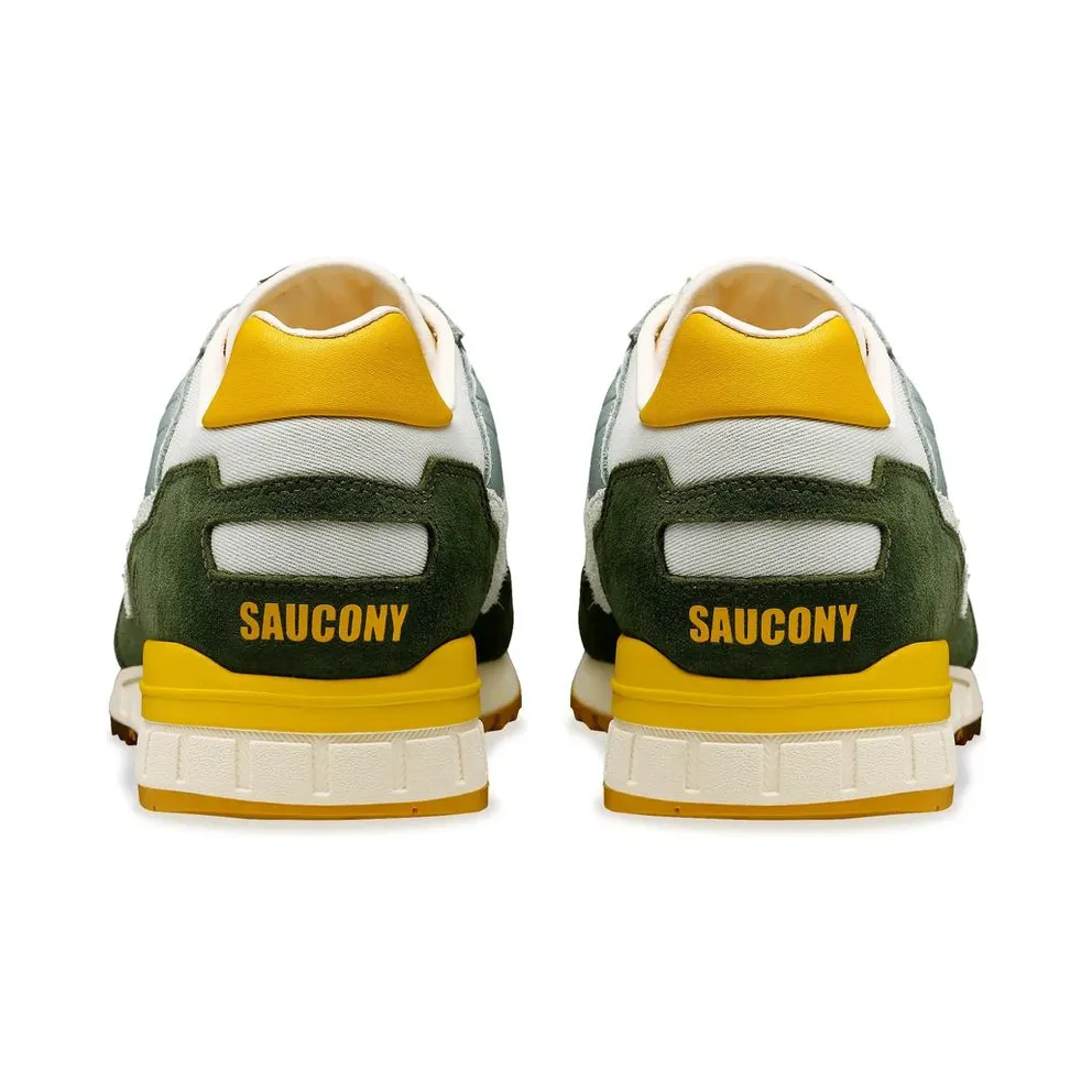 Saucony Shadow 5000 Premium Light Grey Green Yellow (S70811-2)