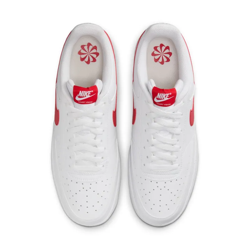 Nike Court Vision Low Next Nature White University Red (HF1744-101)