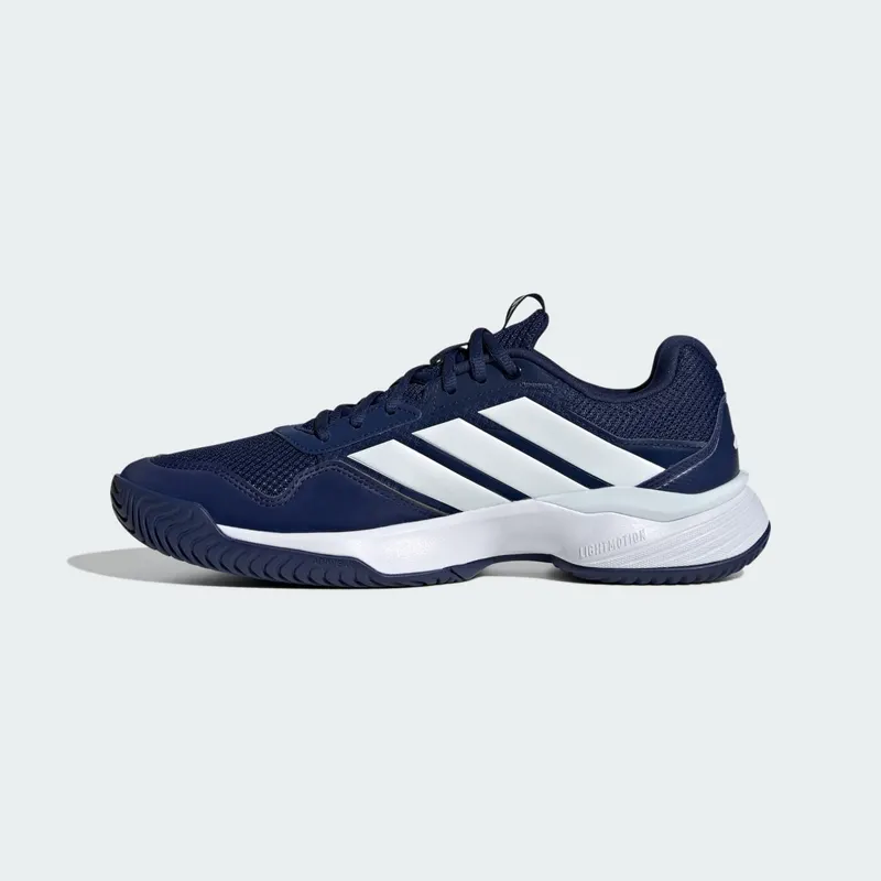 Adidas GameCourt 3 All Court Tennis Shoes Dark Blue / Cloud White / Core Black (KI2863)