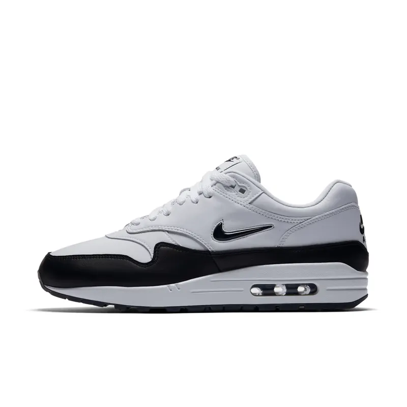 Nike Air Max 1 Jewel White Black (2017) (918354-100)