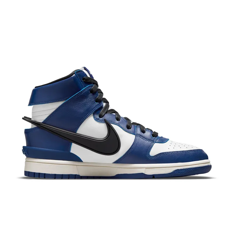 Nike x Ambush Dunk High Deep Royal Blue (2021) – “Deep Royal Blue / White / Pale Ivory / Black” (CU7544-400)