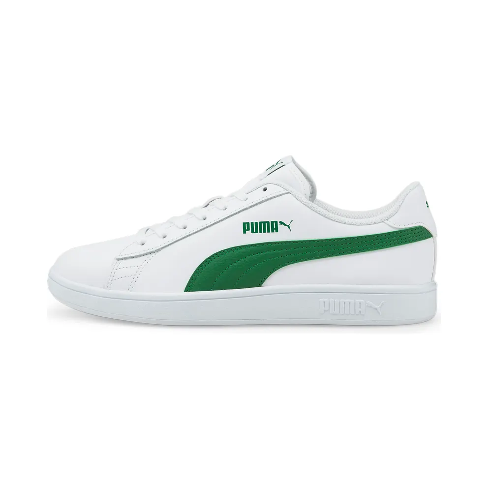 Puma Smash v2 leren White/Green (365215-03)