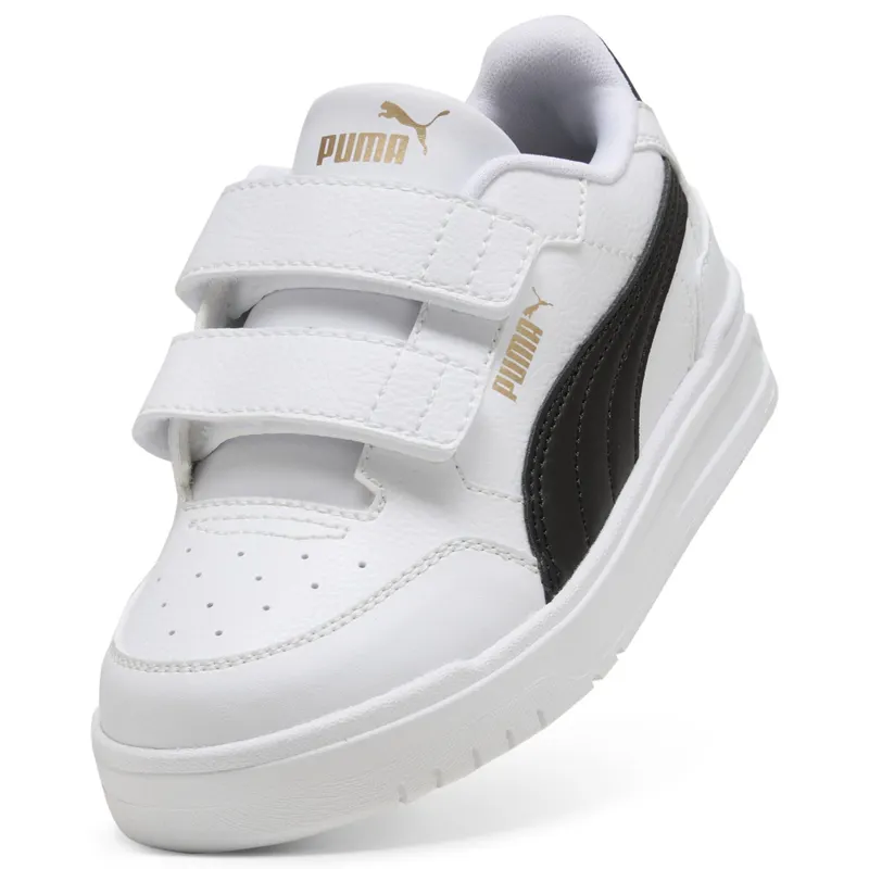 Puma Shuffle Downtown “Puma White / Puma Black / Puma Gold” (403740_02)