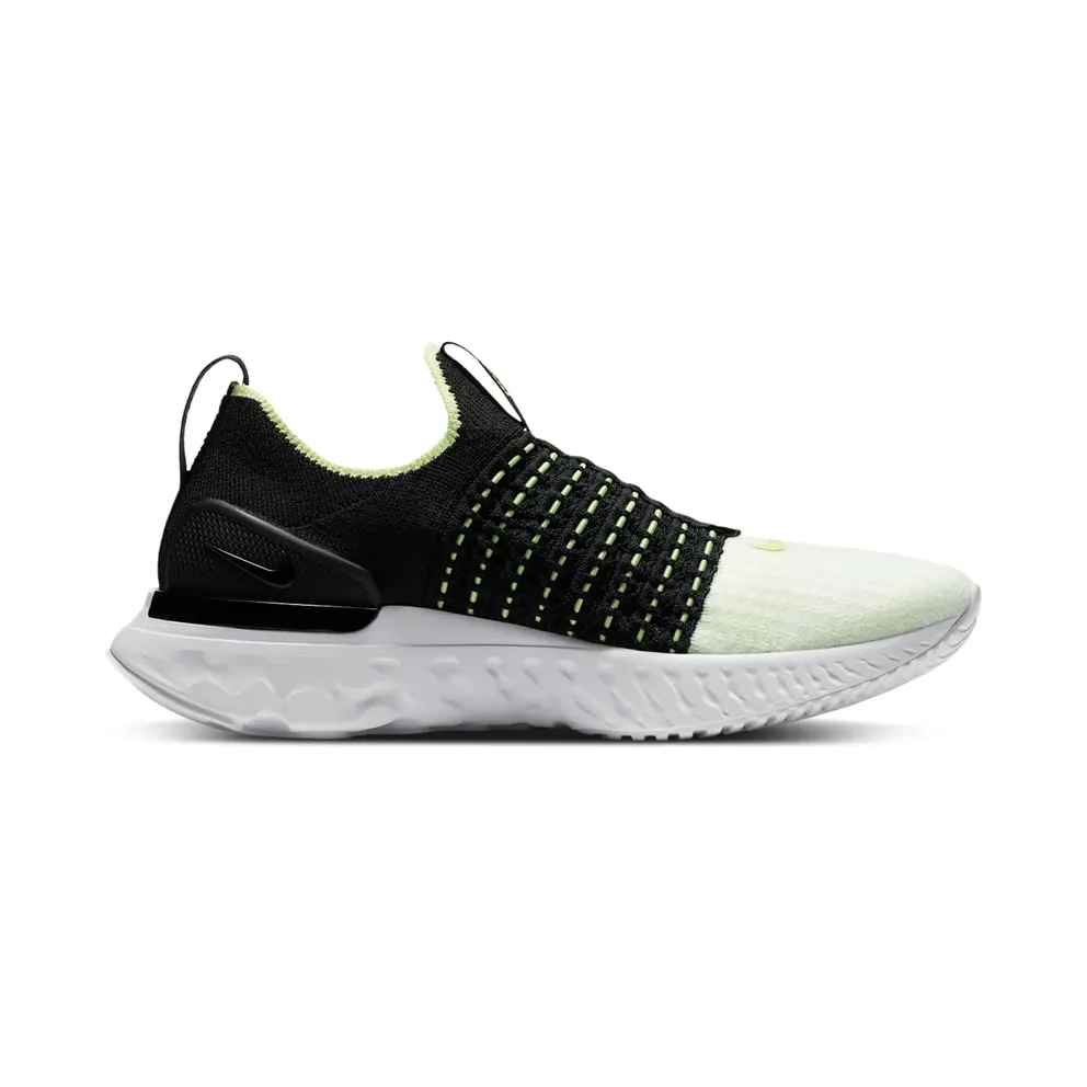 Nike React Phantom Run Flyknit 2 Black Barely Volt (W) Black/Glacier Ice-White-Barely Volt (CJ0280-004)