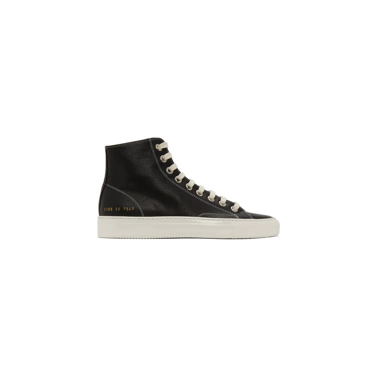 Common Projects Black Tournament High Sneakers (5199)