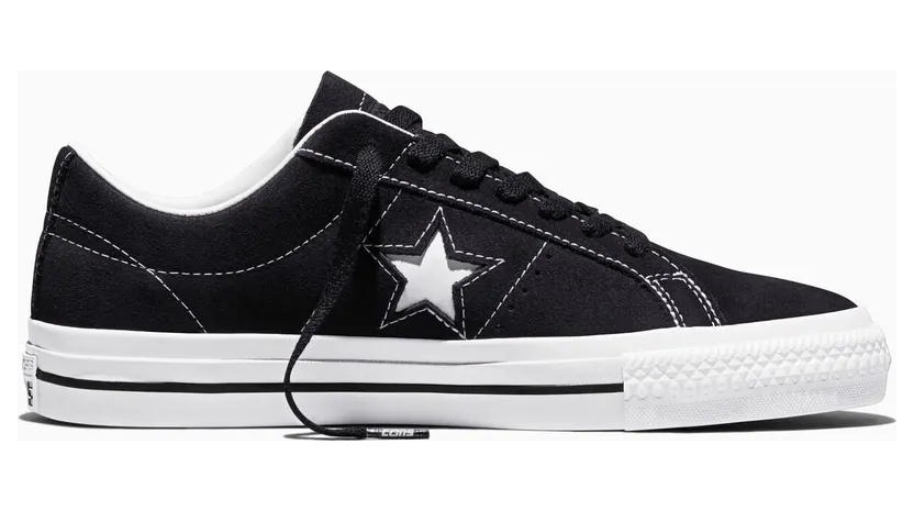 Converse CONS One Star Pro Suede Zwart/zwart/wit – “Black”