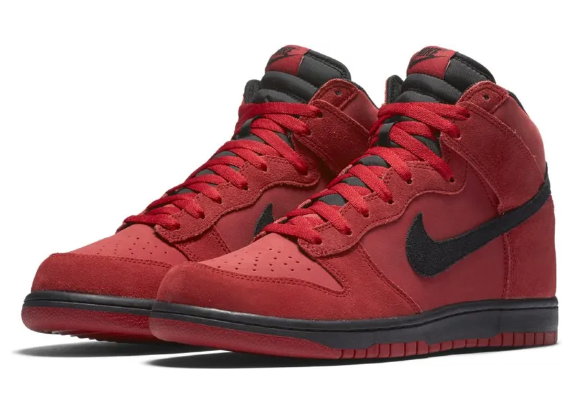 Nike Dunk High Gym Red Black (904233-600)