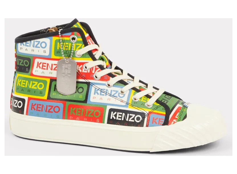 Kenzo Baskets Montantes Kenzoschool Homme Multicolore – Taille 42 (FD55SN020F75)