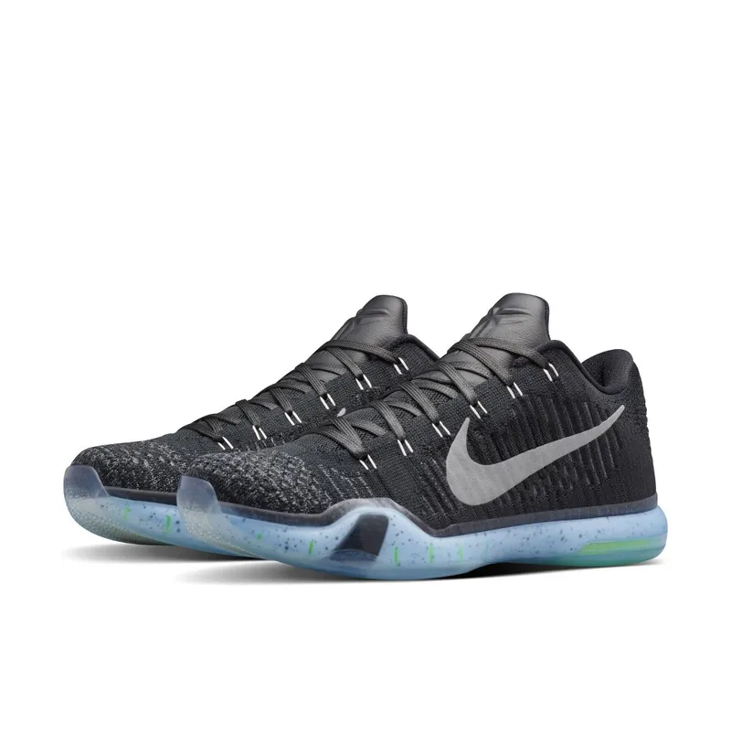 Nike Kobe 10 Elite HTM Arrowhead Black/Metallic Silver (805937-002)