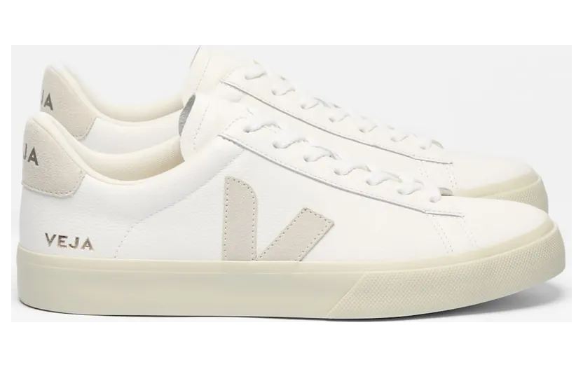 Veja Campo Chromefree Leather Extra White / Natural Suede – “Grijs” (CP0502429B)