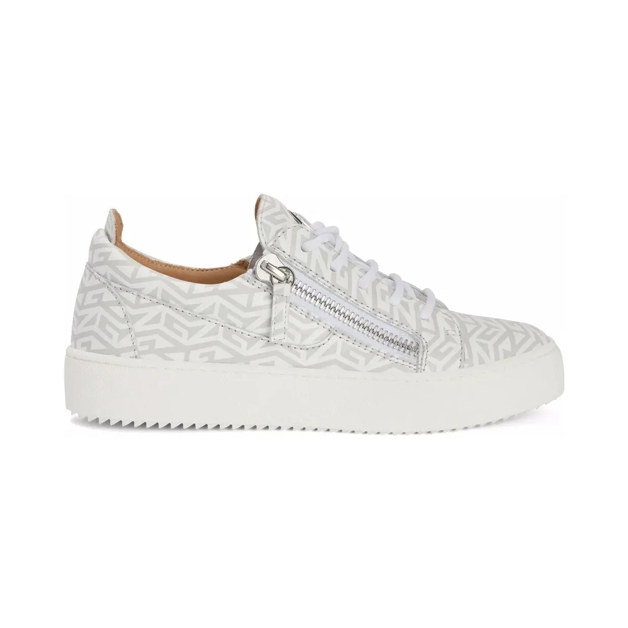 Giuseppe Zanotti Frankie met monogram “White” (RM20055004)