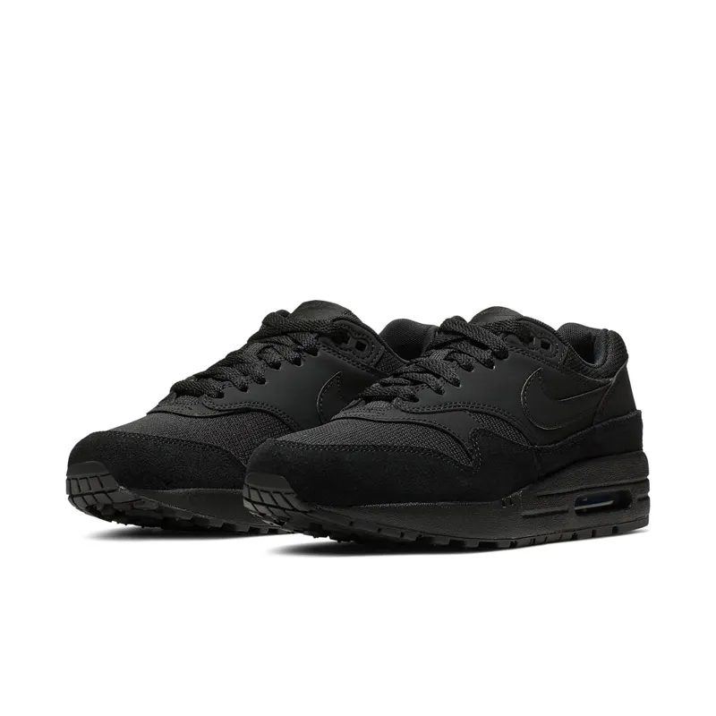 Nike Womens Air Max 1 ‘Triple Black’ (2019) (319986-045)