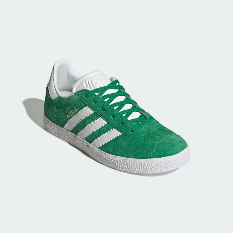 adidas Gazelle Green / Cloud White / Gold Metallic (IE5612)