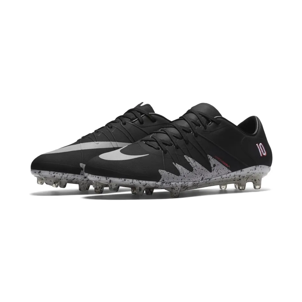 Nike Hypervenom Phinish NJF FG Neymar x Jordan Black/Metallic Silver-Light Crimson-White (820122-006)