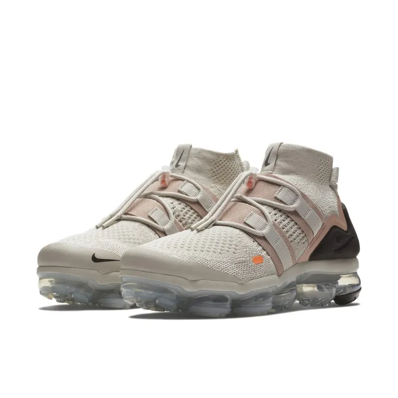 Nike Air VaporMax Utility Light Bone Light Bone/Summit White-Total Orange-Black (AH6834-002)