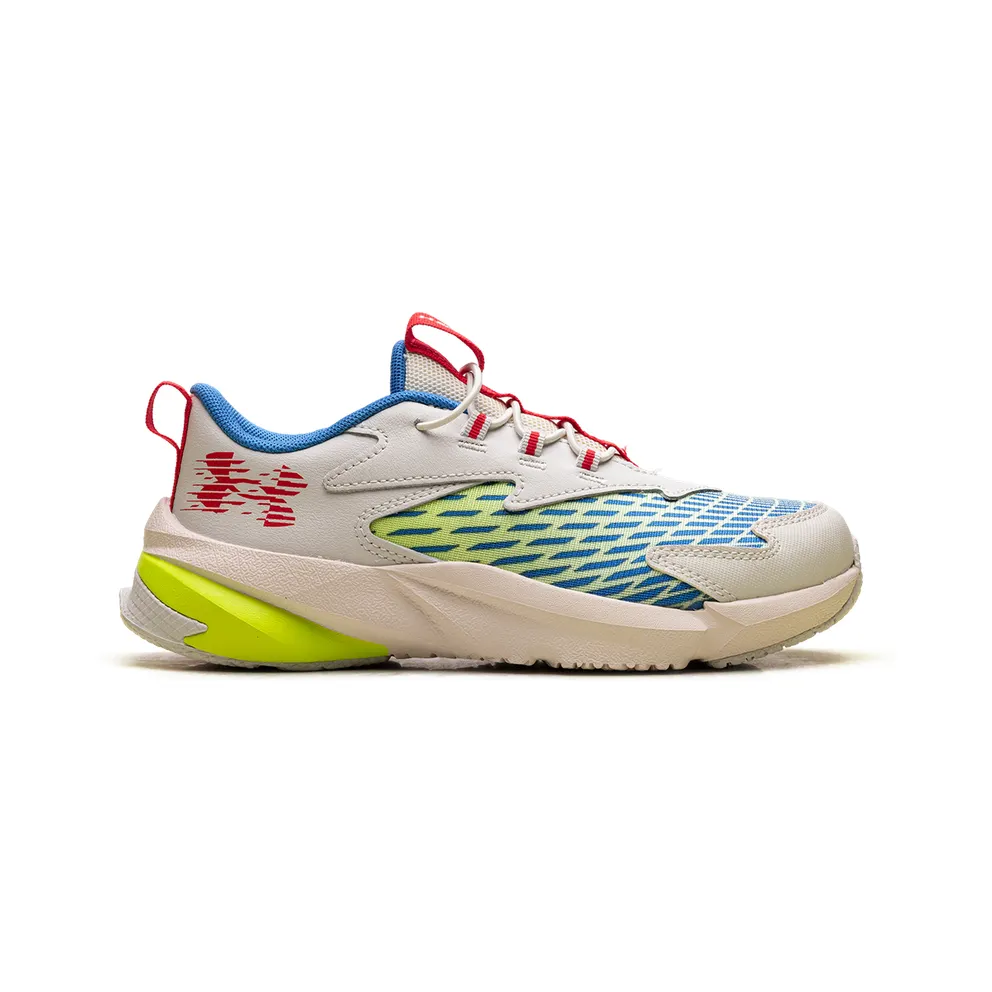 Under Armour UA BPS Scramjet 7 “Summit White High Vis Yellow Racer Red” (6006928-110)