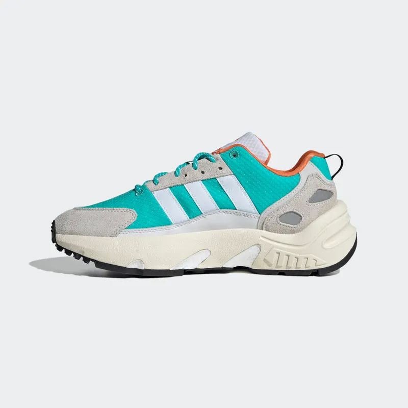 Adidas ZX 22 BOOST Cloud White / Semi Mint Rush / Semi Solar Orange (GY6693)
