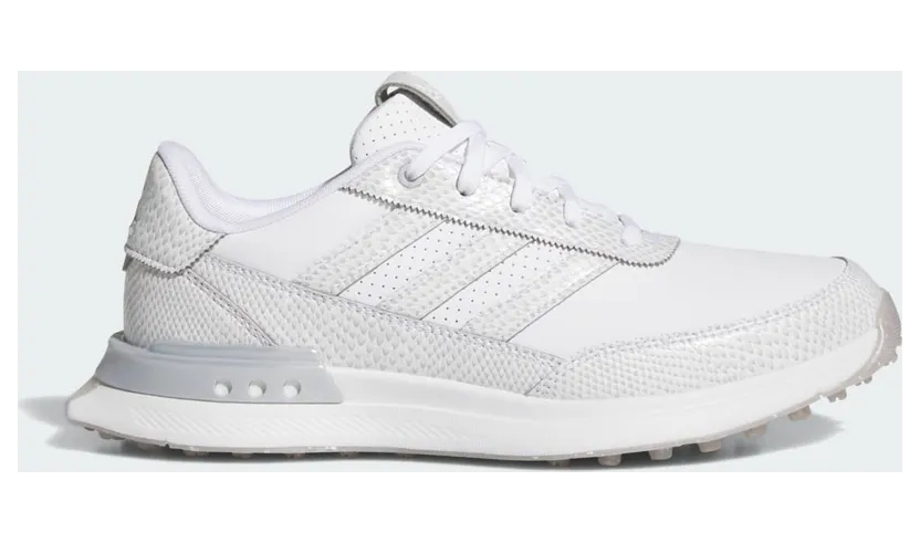 adidas S2G 24 Leather Spikeless Golf Cloud White Silver Metallic (JI4037)