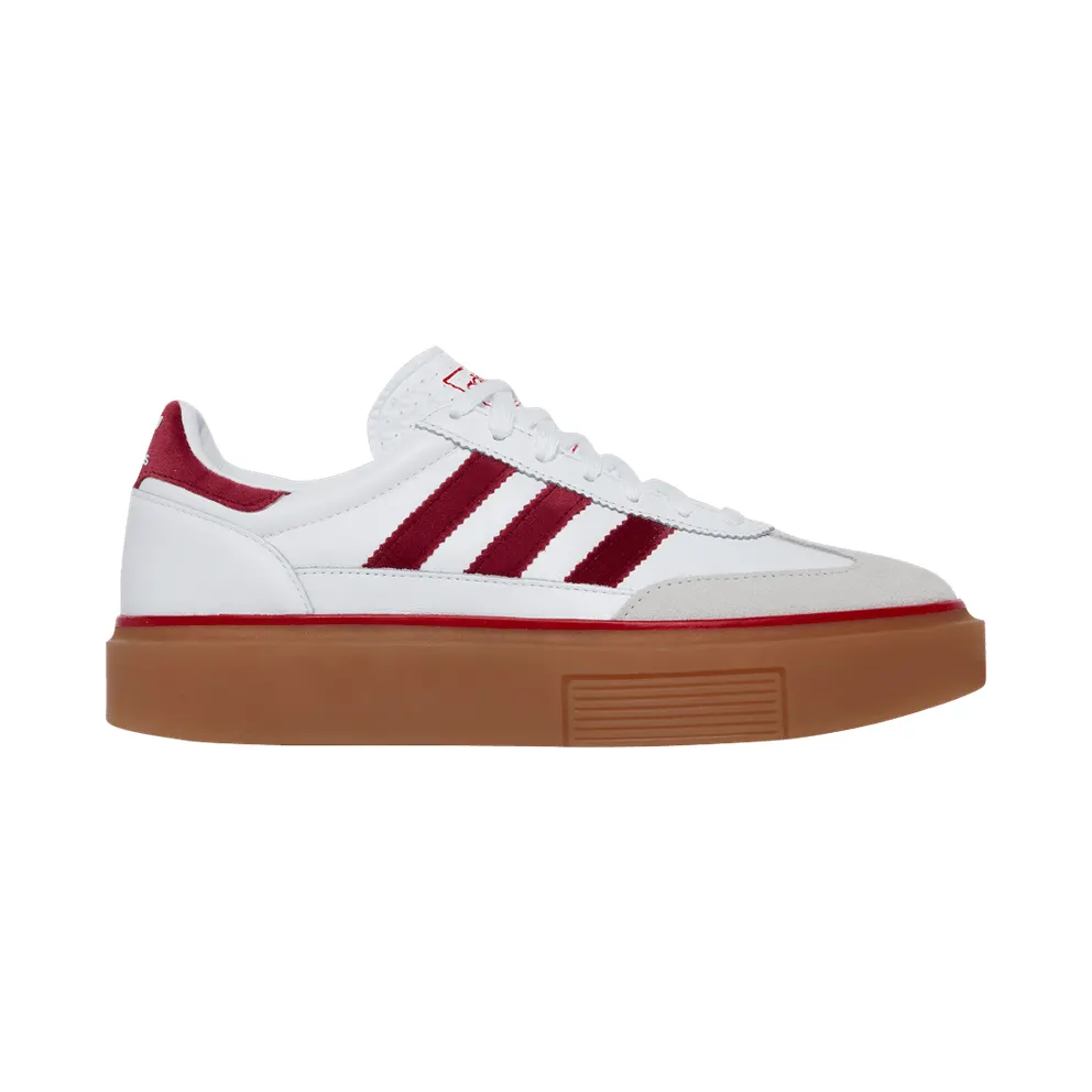 adidas Super Sleek 72 White Burgundy Gum (W) (GW4901)