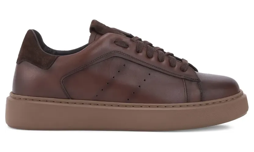 Calce mit perforiertem Detail “Brown” (X1582MARRON)
