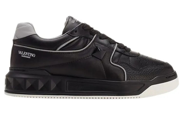 Valentino Garavani One Stud Low Top Black Gray (YS0E71NWN_00A)