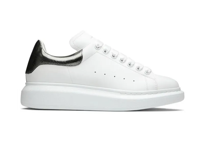 Alexander McQueen Oversized White Metallic (553770WHFBU9042)